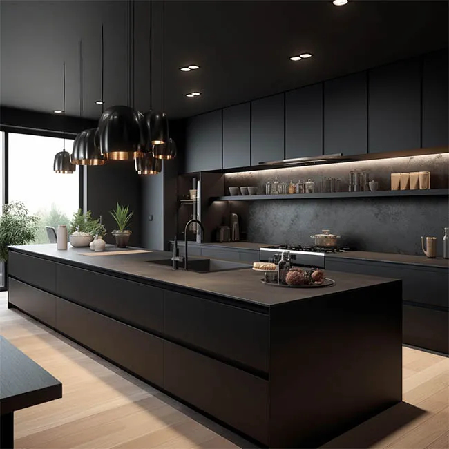 Black kitchen, designing a black kitchen involves careful consideration of various elements such as color schemes