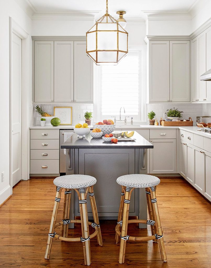 Modern small kitchen with island, designing and decorating a modern small kitchen with an island can transform