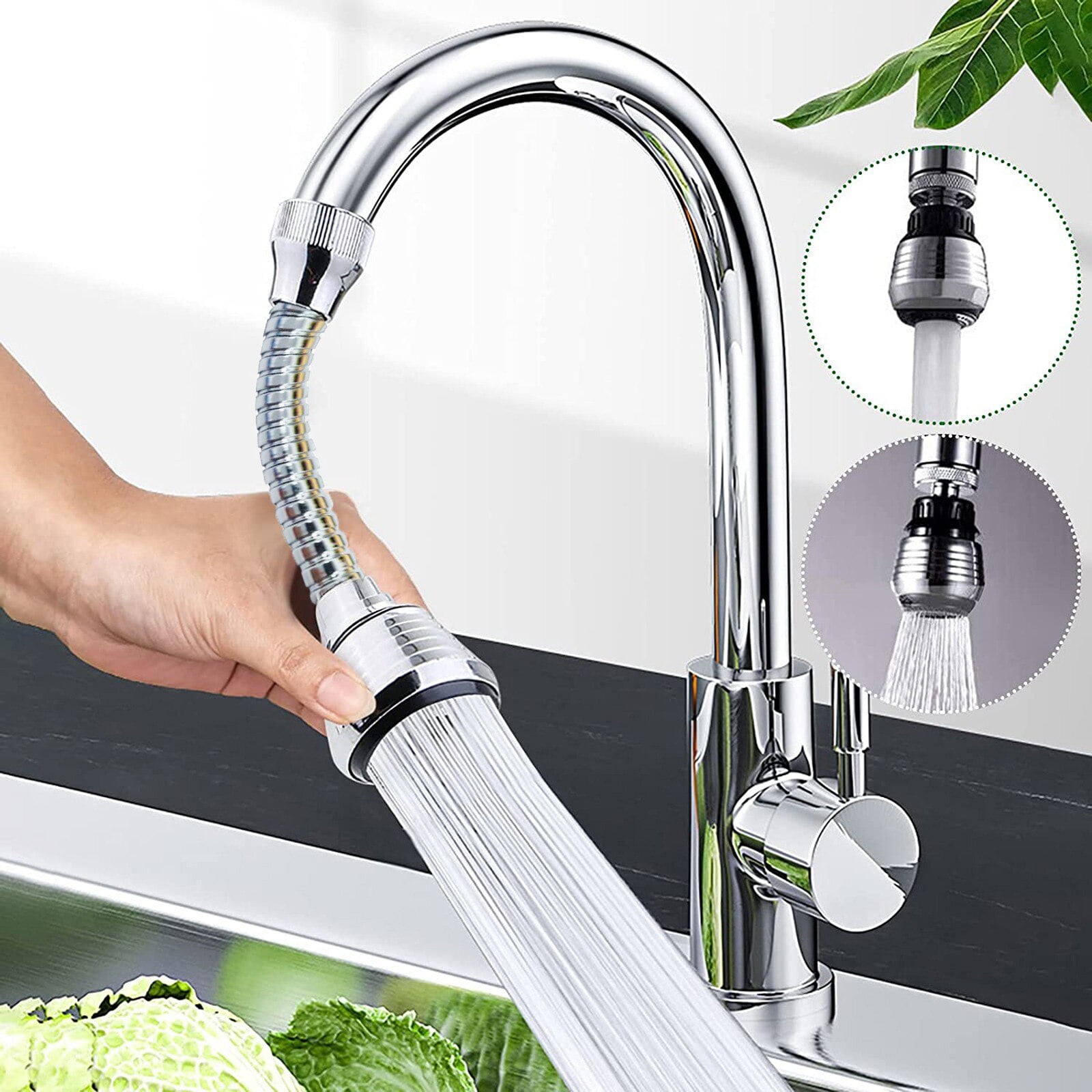 Kitchen faucet with sprayer