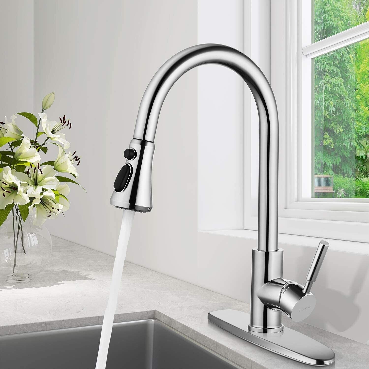 How to replace a kitchen sink faucet?