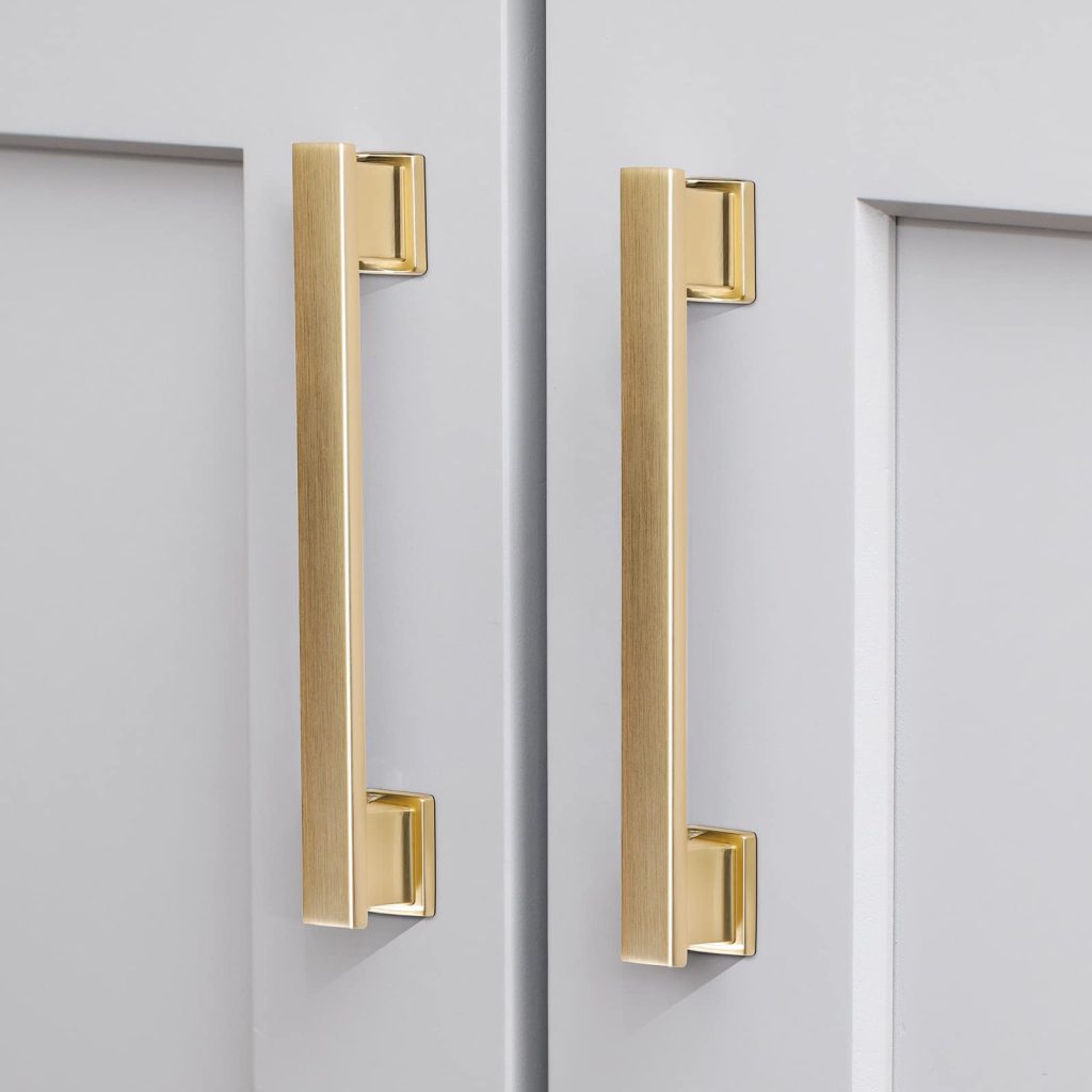 Gold kitchen cabinet handles