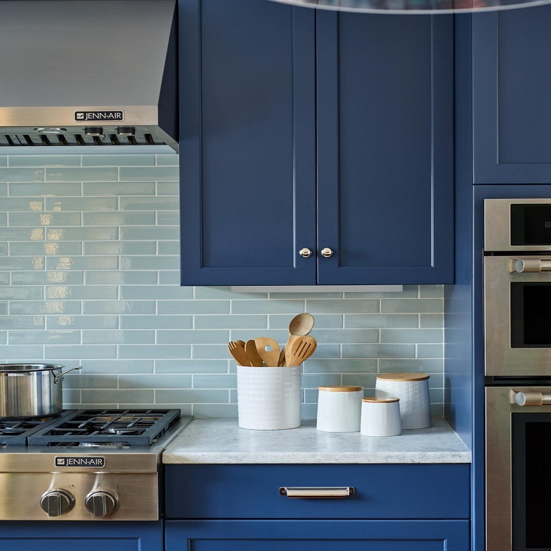 Blue kitchen cabinet ideas