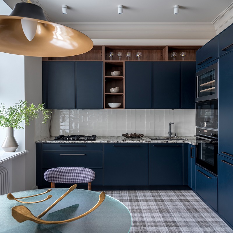 Blue kitchen cabinet ideas