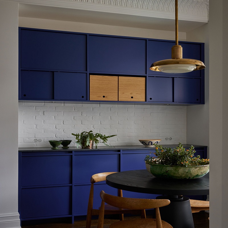 Blue kitchen cabinet ideas