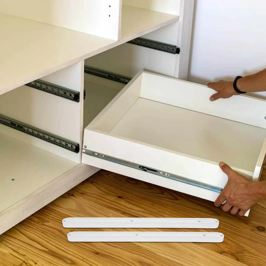 Kitchen cabinet drawer slides