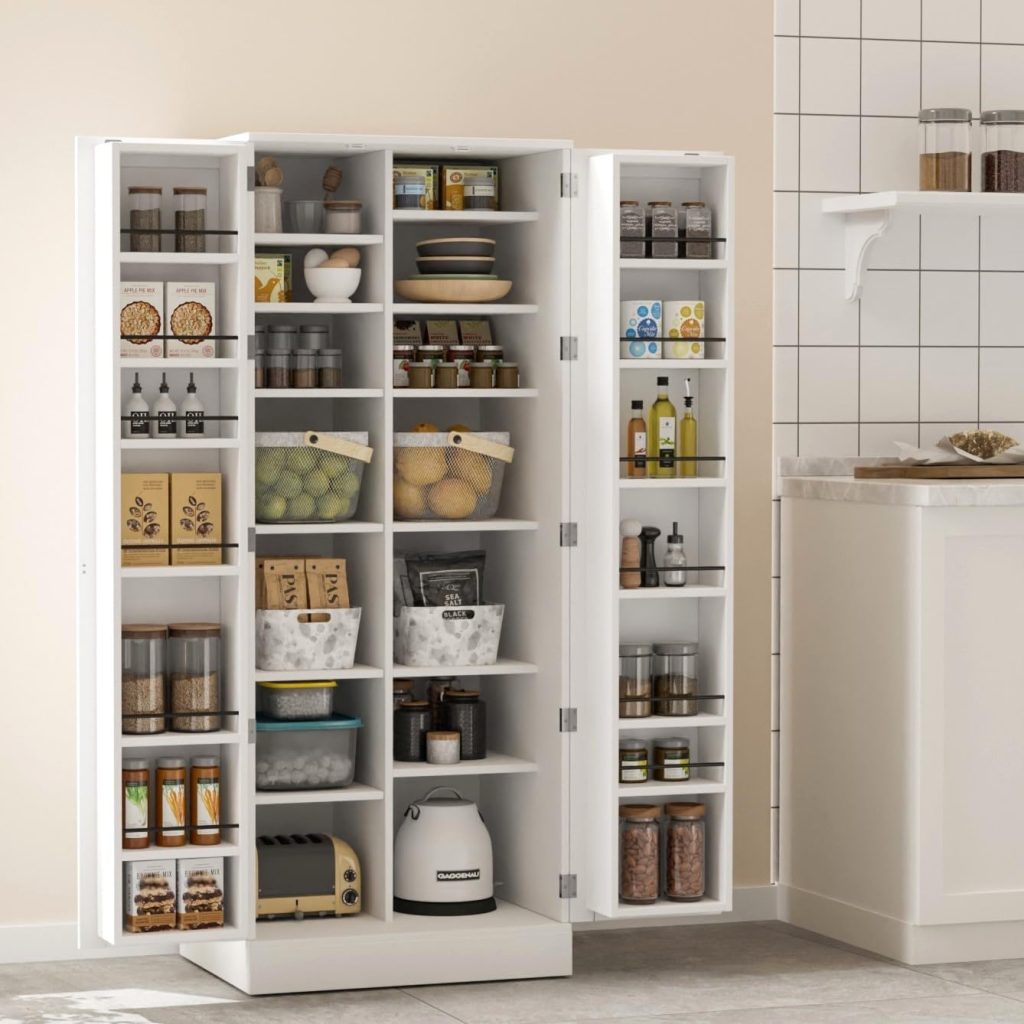 Small kitchen pantry cabinet