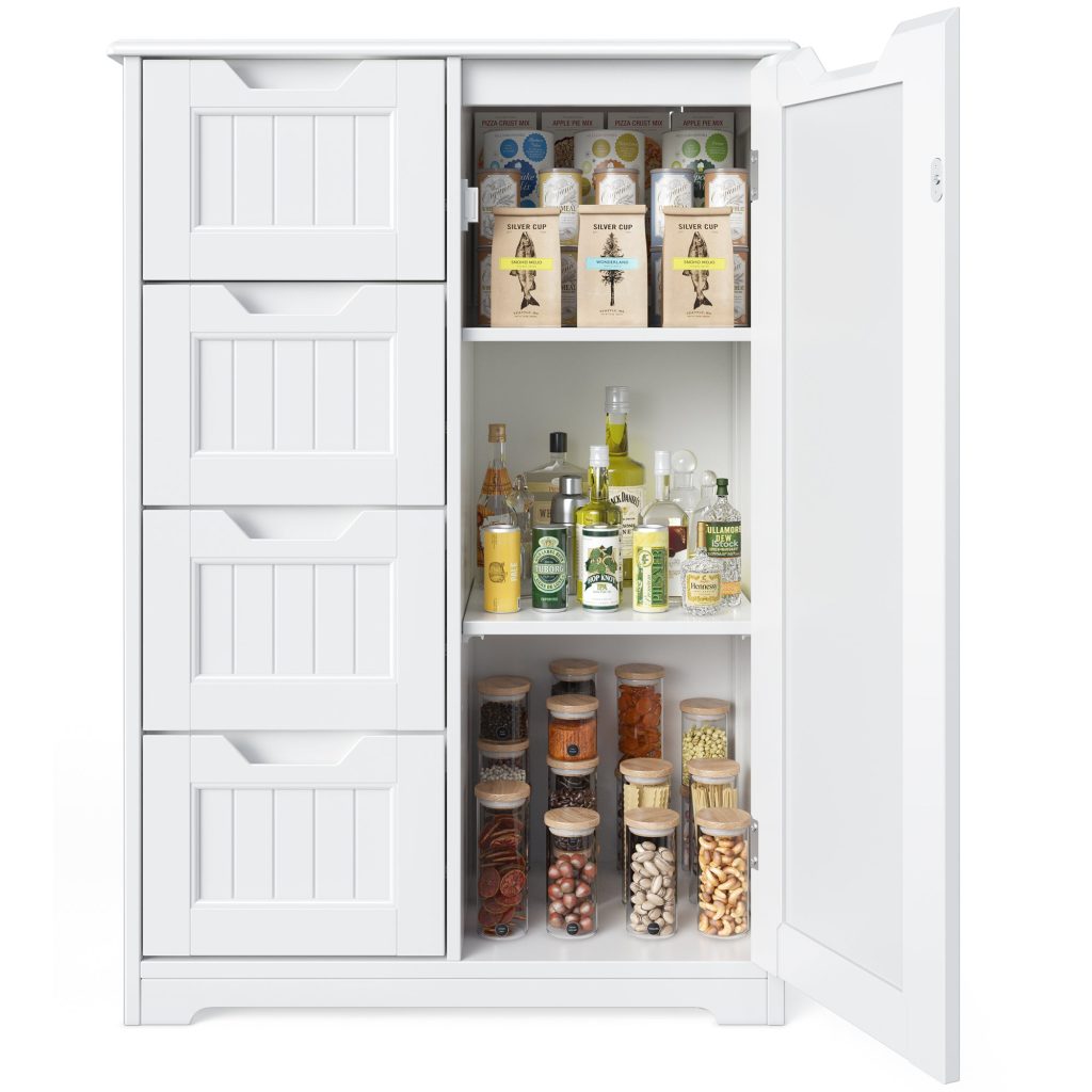 Small kitchen pantry cabinet