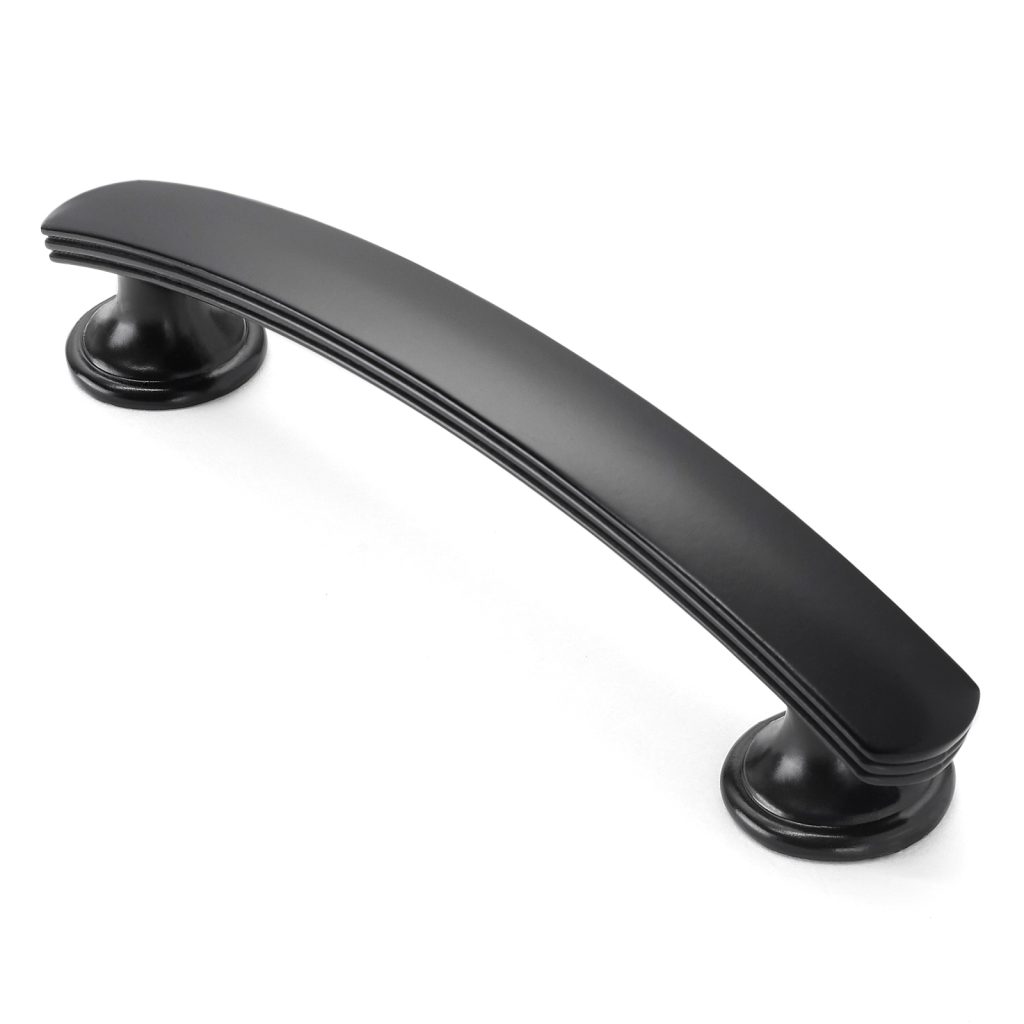 Black kitchen cabinet handles