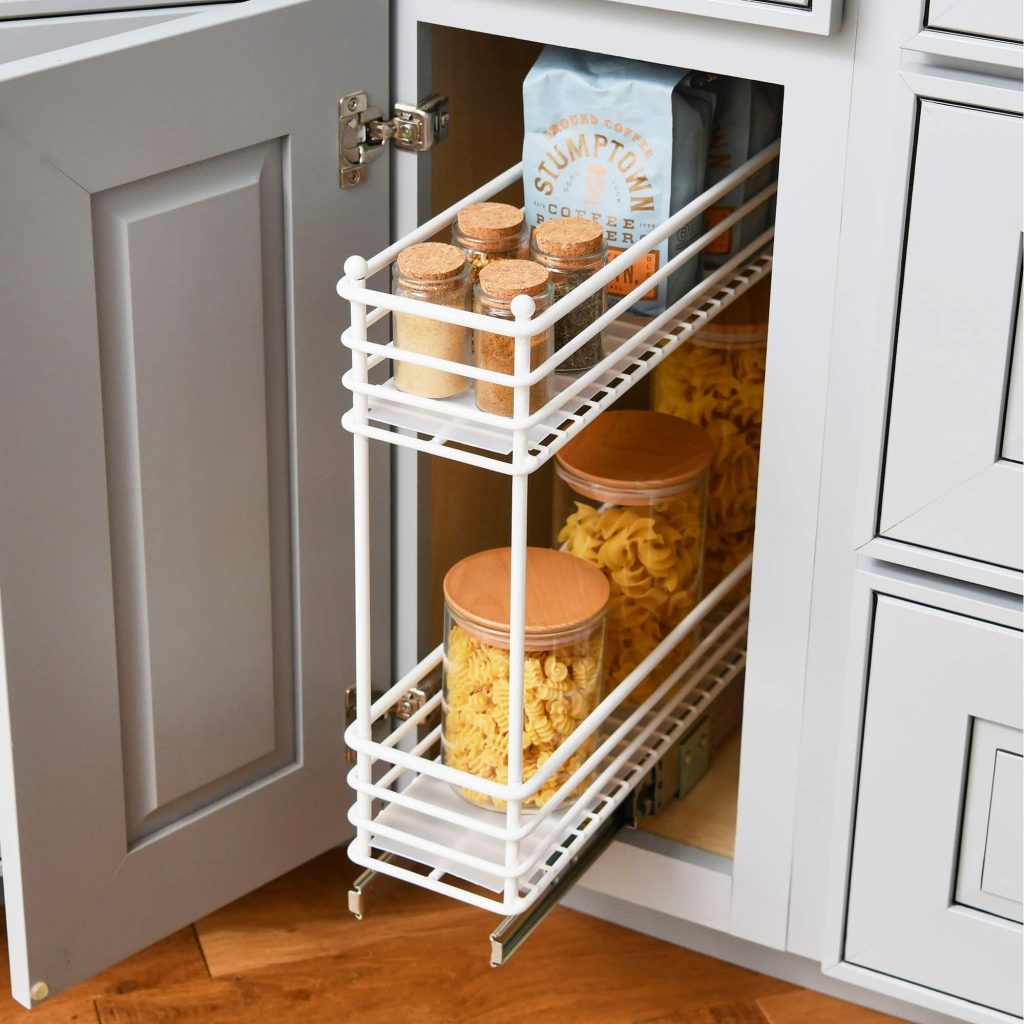 Narrow kitchen cabinet