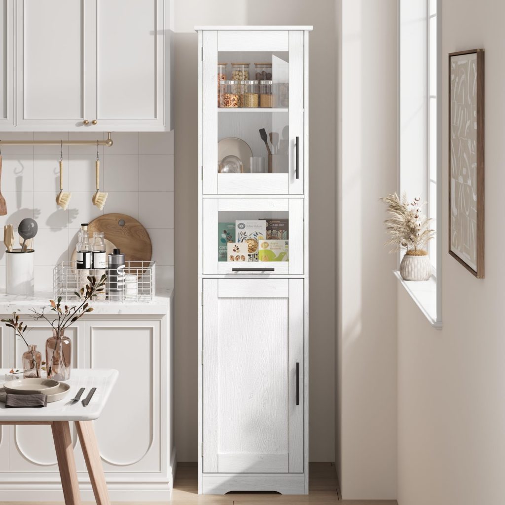 Narrow kitchen cabinet