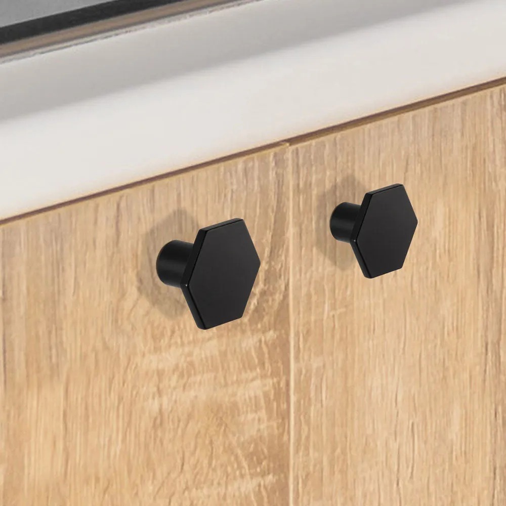 black kitchen cabinet knobs