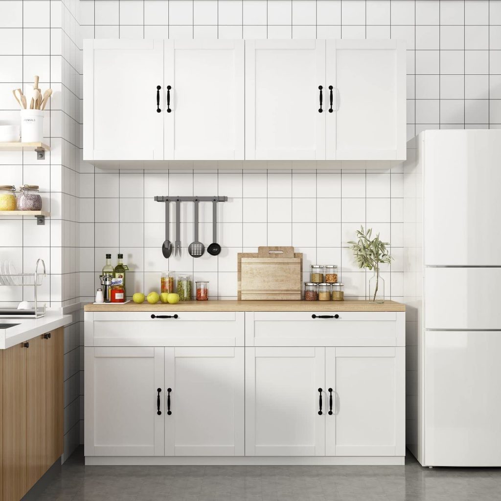 Kitchen wall cabinet height