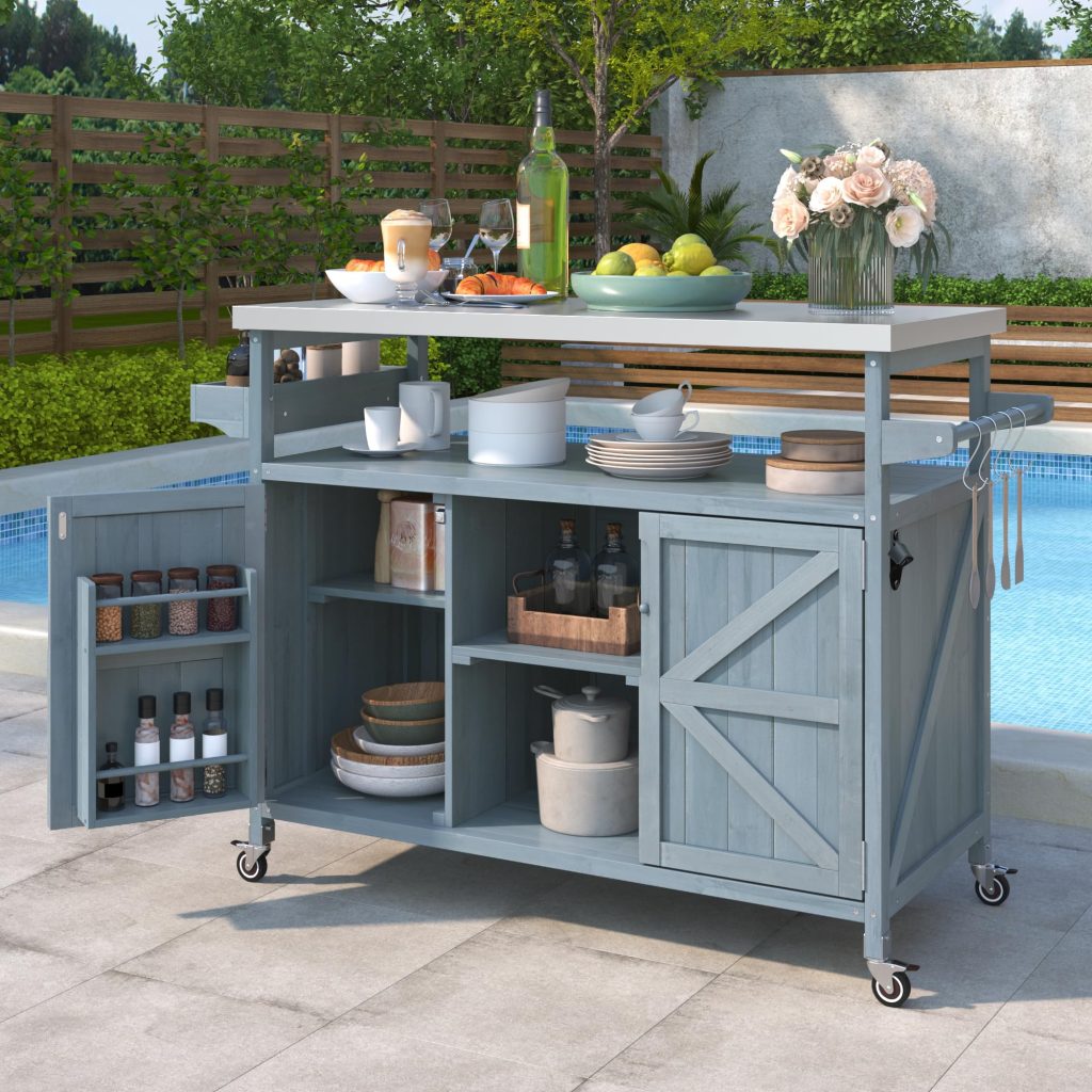 Outdoor cabinet kitchen