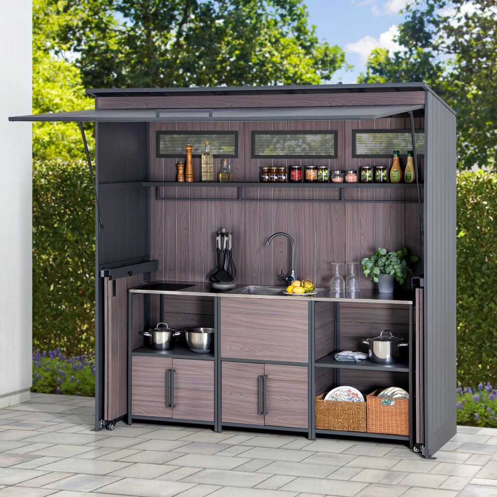 Outdoor cabinet kitchen