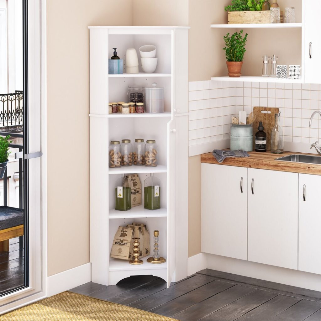 narrow kitchen cabinet