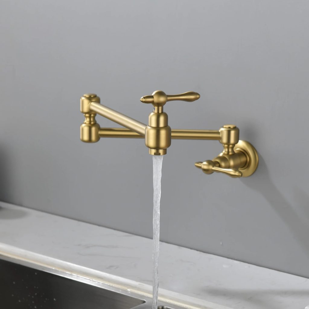 wall mounted kitchen faucets