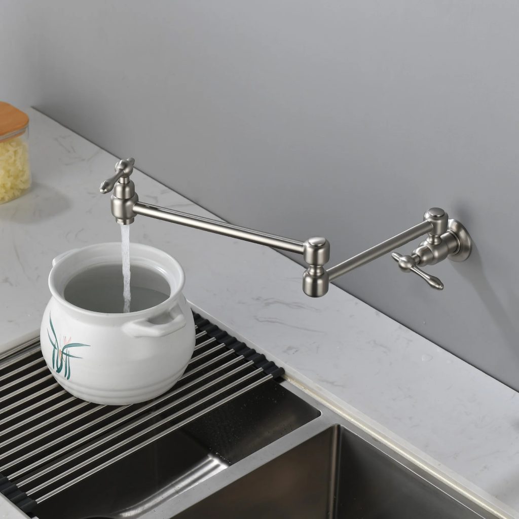 wall mounted kitchen faucets