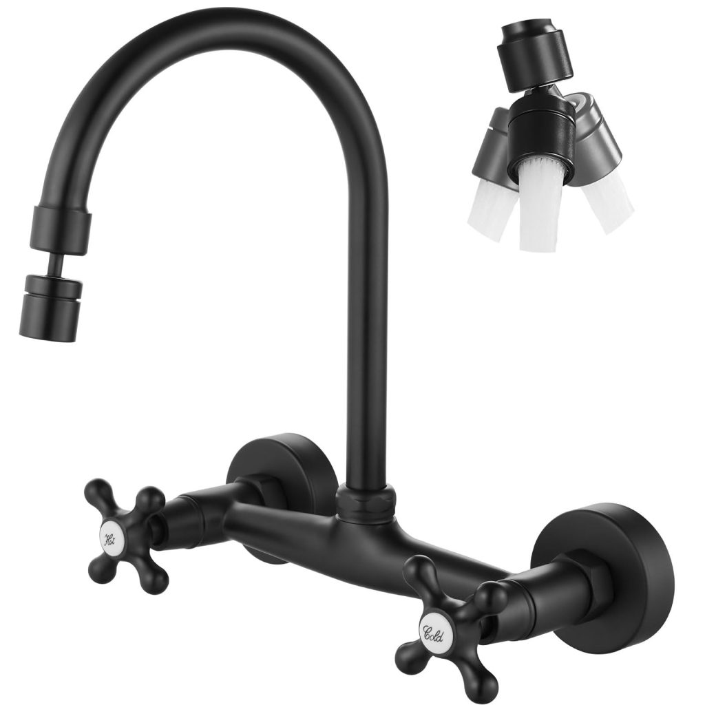 wall mounted kitchen faucets