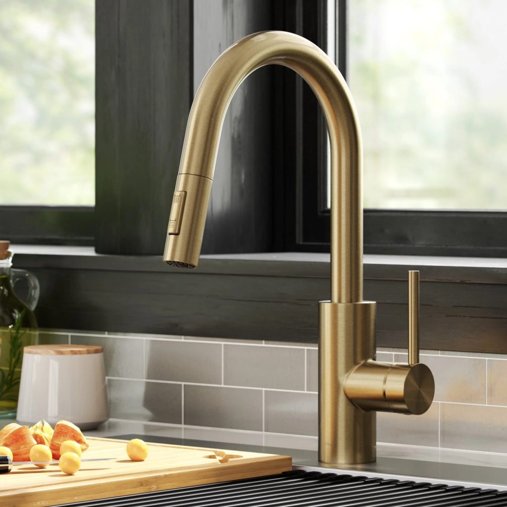 bronze kitchen faucets