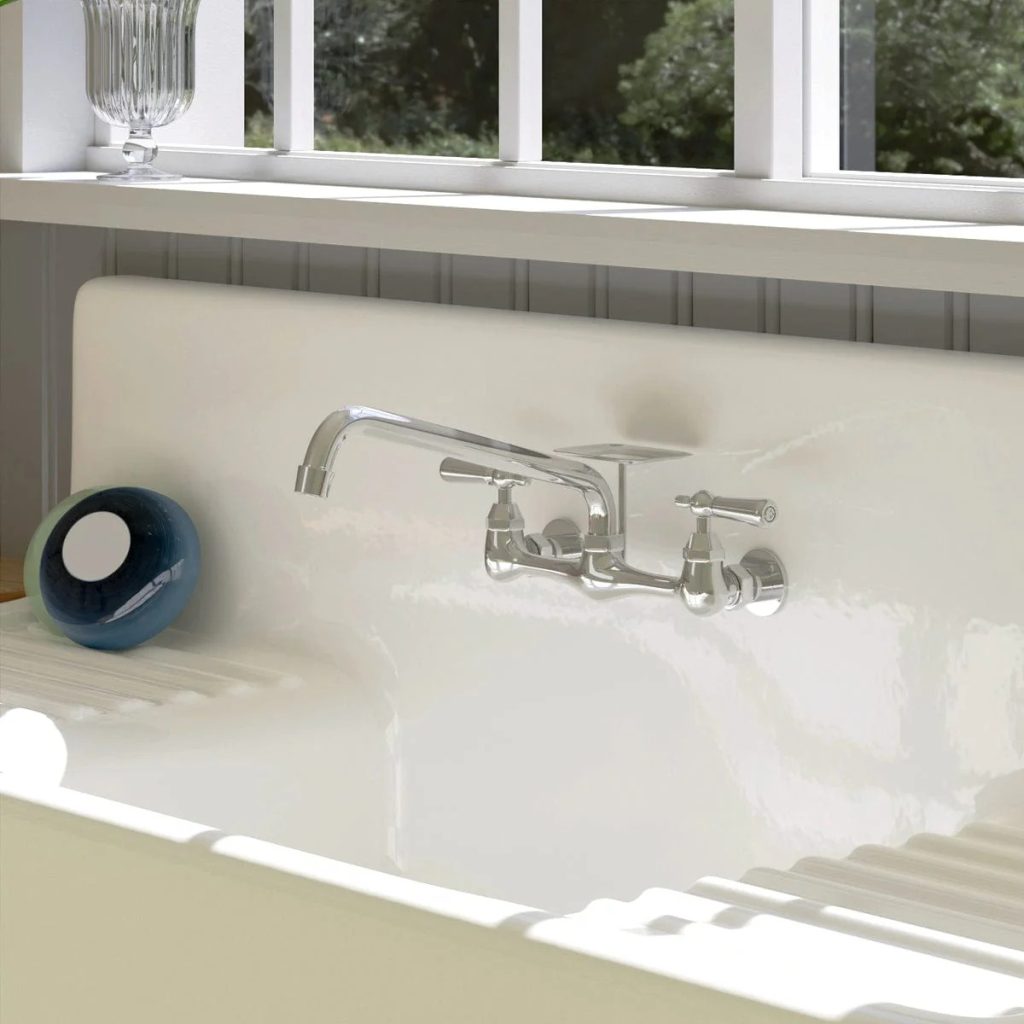 wall mounted kitchen faucets