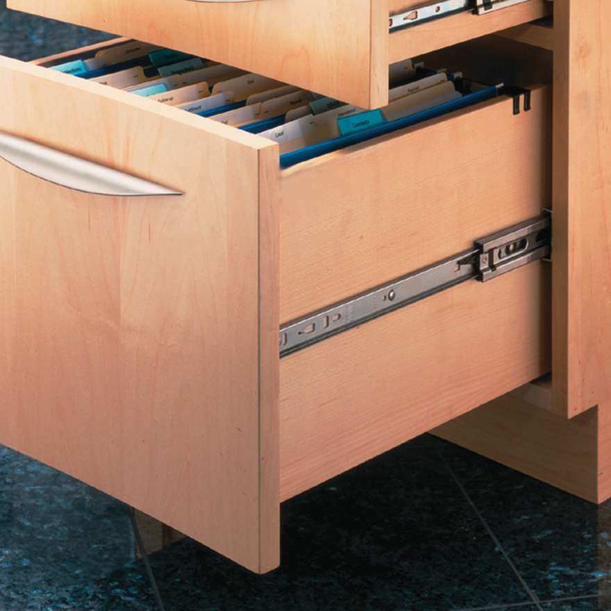 Kitchen cabinet drawer slides